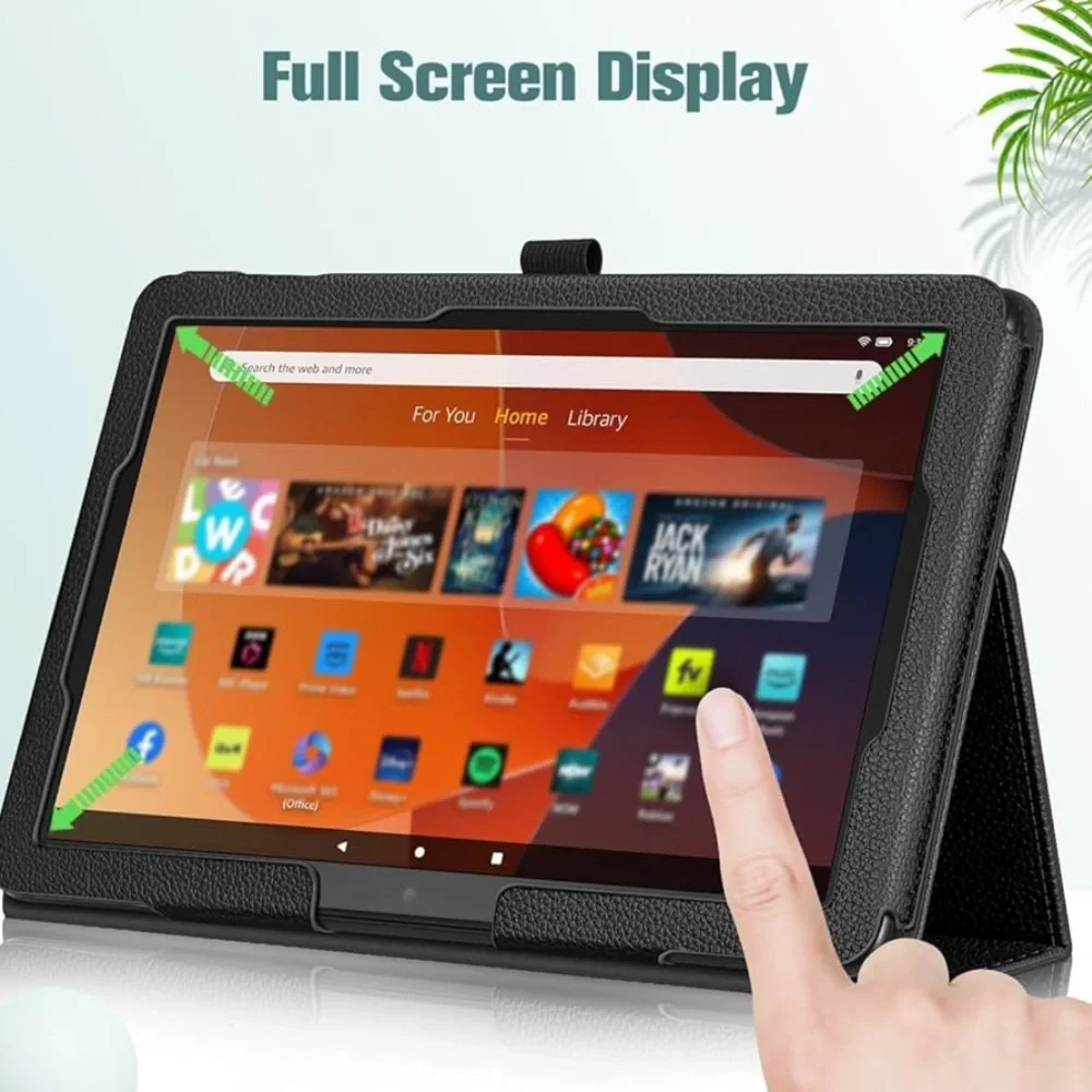 🚨5 for 25 🚨 Black Tablet Cover Case 10.1 Amazon Fire
